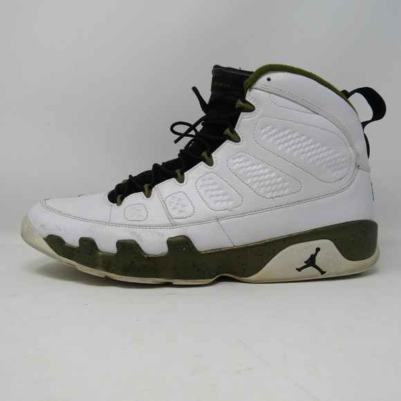 jordan 9 white and gold